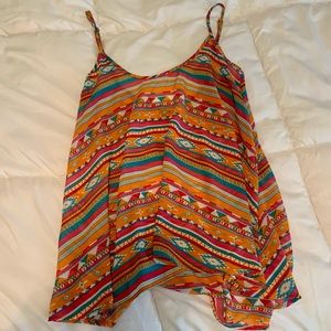Show Me Your MuMu Aztec Trapeze Top